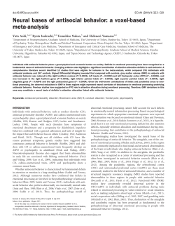 Neural bases of antisocial behavior: a voxel