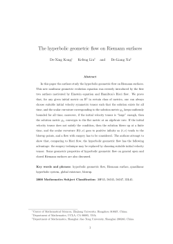 The hyperbolic geometric flow on Riemann surfaces