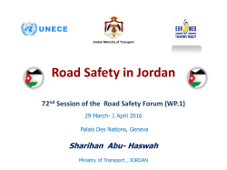 Road Safety in Jordan