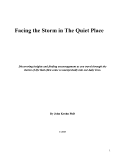Facing the Storm in The Quiet Place