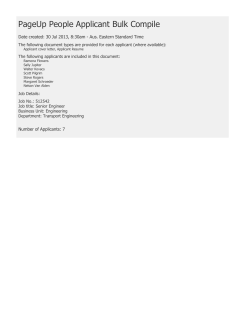 PageUp People Applicant Bulk Compile