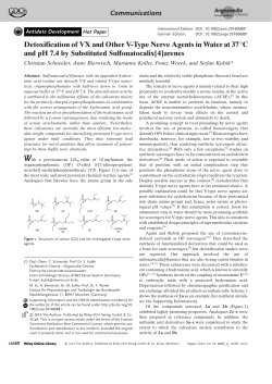 Detoxification of VX and Other V‐Type Nerve Agents in Water at 37