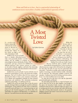 A Most Twisted Love - Christians for Biblical Equality