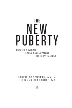 Louise Greenspan, md, and JuLianna deardorff