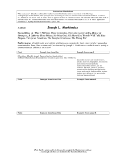 Joseph L. Mankiewicz