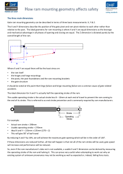 How ram geometry affects safety