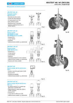 ari-stevi&reg; 440 / 441 (dn15-250) - ARI