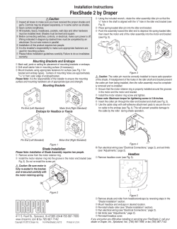 Instructions - Draper, Inc.