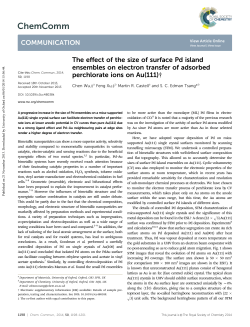 The effect of the size of surface Pd island