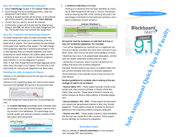 Quick Tips for Faculty