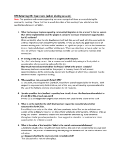 RFK Meeting #3: Questions (asked during session)