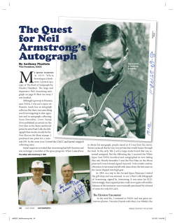 The Quest for Neil Armstrong`s Autograph