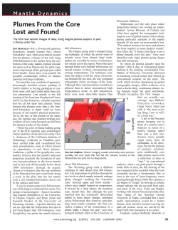 Plumes From the Core Lost and Found