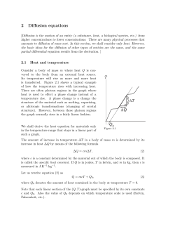 2 Diffusion equations
