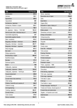 Detailed catalogue of Japanese culture and language programs by