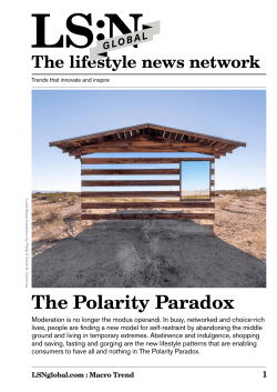 The Polarity Paradox - The Future Laboratory