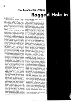 The Iran/Contra Affair