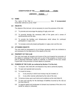 Constitution Templates