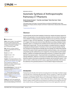 Automatic Synthesis of Anthropomorphic Pulmonary CT Phantoms