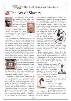 The Art of Slavery - The Real Histories Directory