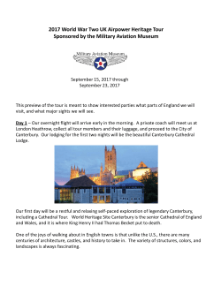 2017 World War Two UK Airpower Heritage Tour Sponsored by the