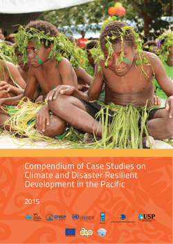 Compendium of Case Studies on Climate and Disaster Resilient