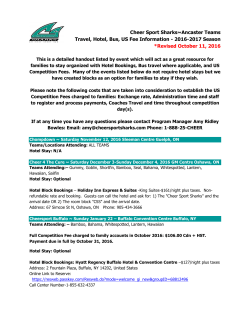Cheer Sport Sharks~Ancaster Teams Travel, Hotel, Bus, US Fee