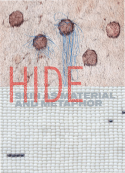HIDE: Skin as Material and Metaphor