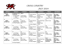 July Calendar