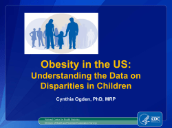 Obesity in the US: Understanding the Data on Disparities in Children