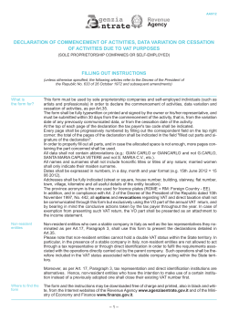 Revenue Agency - Agenzia delle Entrate