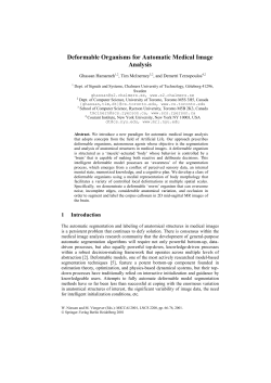Deformable Organisms for Automatic Medical Image Analysis