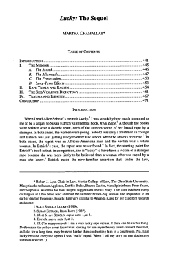 Lucky: The Sequel - Indiana Law Journal