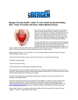 Listen To Your Heart - Valley Medical Group