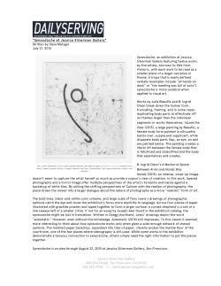 Daily Serving - Jessica Silverman Gallery