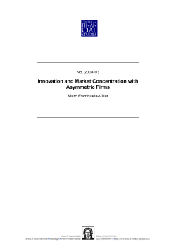 Innovation and Market Concentration with Asymmetric Firms
