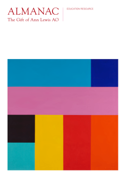 Almanac Education Resource PDF - Museum of Contemporary Art