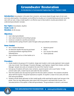 Groundwater Restoration - Groundwater Foundation