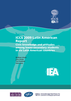ICCS 2009 Latin American Report