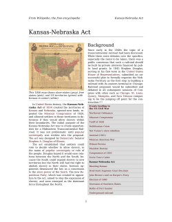 Kansas-Nebraska Act