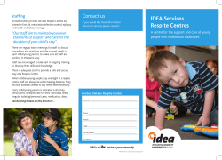 IDEA Services Respite Centres