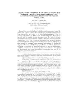 DEATH BY VOLUNTARY DEHYDRATION: SUICIDE OR THE RIGHT