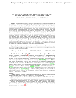 ON THE CONVERGENCE OF GRADIENT DESCENT FOR FINDING