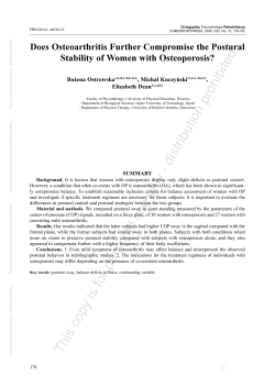 FULL TEXT - Ortopedia Traumatologia Rehabilitacja