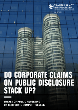 Do Corporate Claims on Public Disclosure Stack