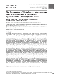 Application of a Thermodynamic Model