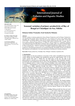 - International Journal of Fisheries and Aquatic Studies