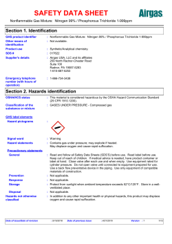 safety data sheet