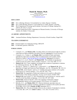 CV - Matute lab