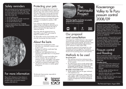 The Peninsula Project - Waikato Regional Council